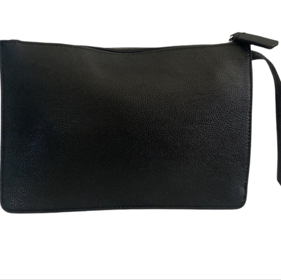 Calvin Klein Black Wristlet - 9.5" L, 6.5" H, 1" D - Picture 5 of 9
